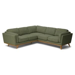 Alternative view of Timber 93" Corner Sectional - Olio Green