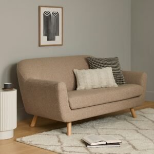 Gabriola 64" Loveseat - Sandstone Wool Bouclé