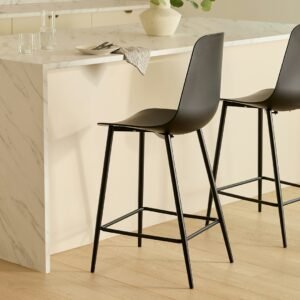 Svelti Counter Stool - Pure Black