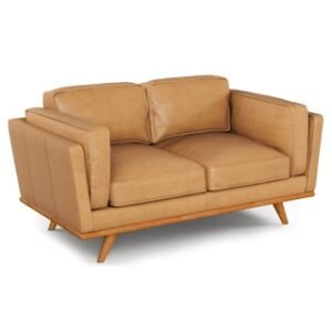 Alternative view of Timber 66.5" Leather Loveseat - Charme Tan