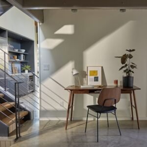 Alternative view of Culla 55" Desk - Walnut