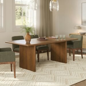 Torme 82.75" - 104.25" Extendable Dining Table - Smoked Oak