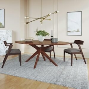 Alternative view of Conan 75" Oval Dining Table - Walnut