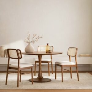 Alternative view of Hendrick 47.25" Dining Table - Smoked Oak